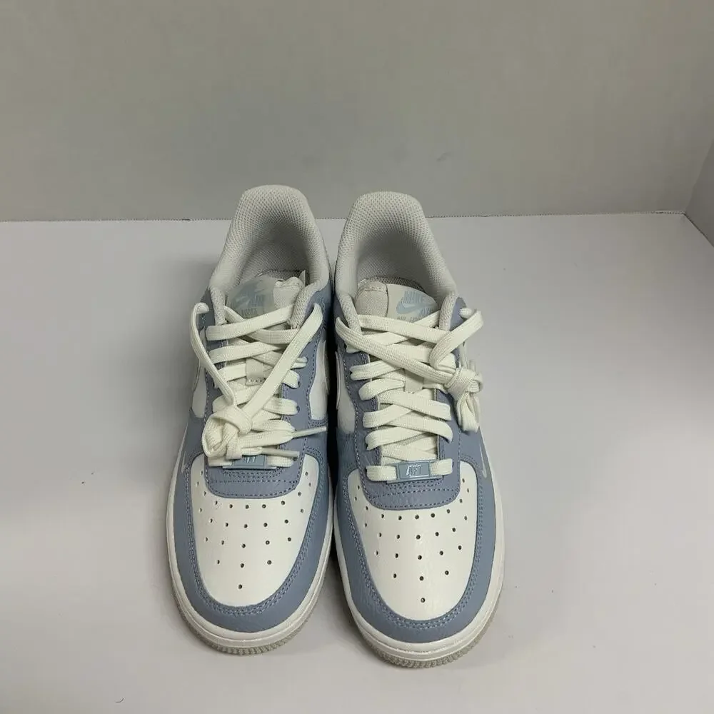 Nike Air Force 1 Low Light Armory Blue HF0022 400 Size 7.5 Women White Blue Shoe